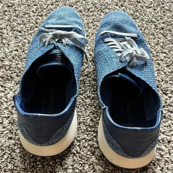 Cole Haan GrandPro Knit Men’s Sneakers – Light Blue Size 11 Casual Comfort - Picture 3 of 6